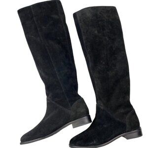 Gianni Bini Black Suede Over-the-Knee Boots